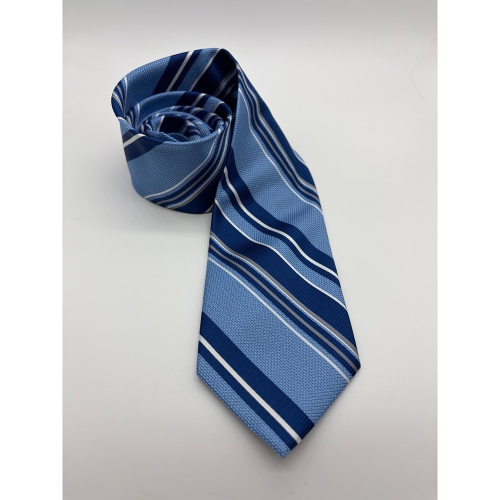 Stacy Adam's, Blue/Navy Striped/Mens Pre-Owned